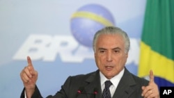 Michel Temer, presidente do Brasil