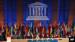 A general view of the 38th UNESCO's general conference at the headquarters in Paris, France, Nov. 3, 2015. 