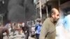 Government Airstrike Destroys Damascus City Block