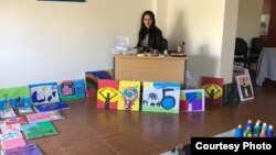 Kayra Martinez, founder of Love Without Borders — For Refugees, works with refugees in her home in northern Greece. (Courtesy photo)