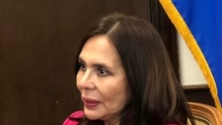 La canciller de Bolivia, Karen Longaric, habló con la Voz de América sobre el futuro de las relaciones de su país con EE.UU.