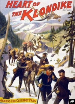 This old movie poster isn't much of a stretch when it comes to depicting the scope and rigors of the Klondike Gold Rush.