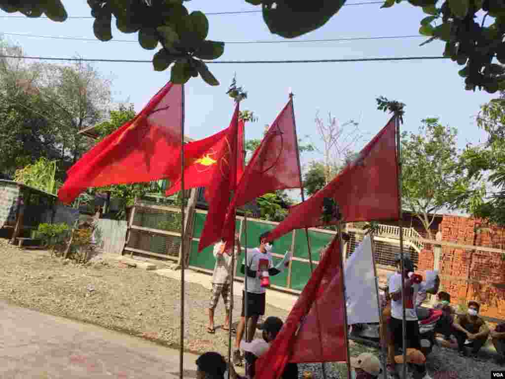 ဧပြီ ၁၉ ရက် ကလေးမြို့သပိတ်စစ်ကြောင်း။