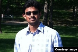Engineer Srinivas Kuchibhotla was shot and killed last month at a bar in the state of Kansas. (Kuchibhotla family/Via gofundme.com)