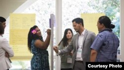 Rahman Adi Pradana (kedua dari kanan) menjadi salah seorang dari 21 calon pemimpin muda di Asia Pasifik yang mengikuti program “Asia-Pasific Leaders Program 2019” di Hawaii, AS (Obama Foundation). 