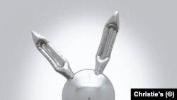 Rabbit, une oeuvre de l'artiste américain "Jeff Koons"