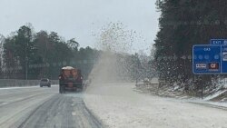 雪冰在美國南方肆虐 伴隨著強大的冬季風暴