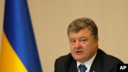 Президент Петр Порошенко выступает на заседании коллегии МВД Украины. 10 июля 2015 г.