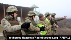 Украинские военнослужащие проходят обучение по стандартам НАТО на полигоне под Запорожьем. Архивное фото