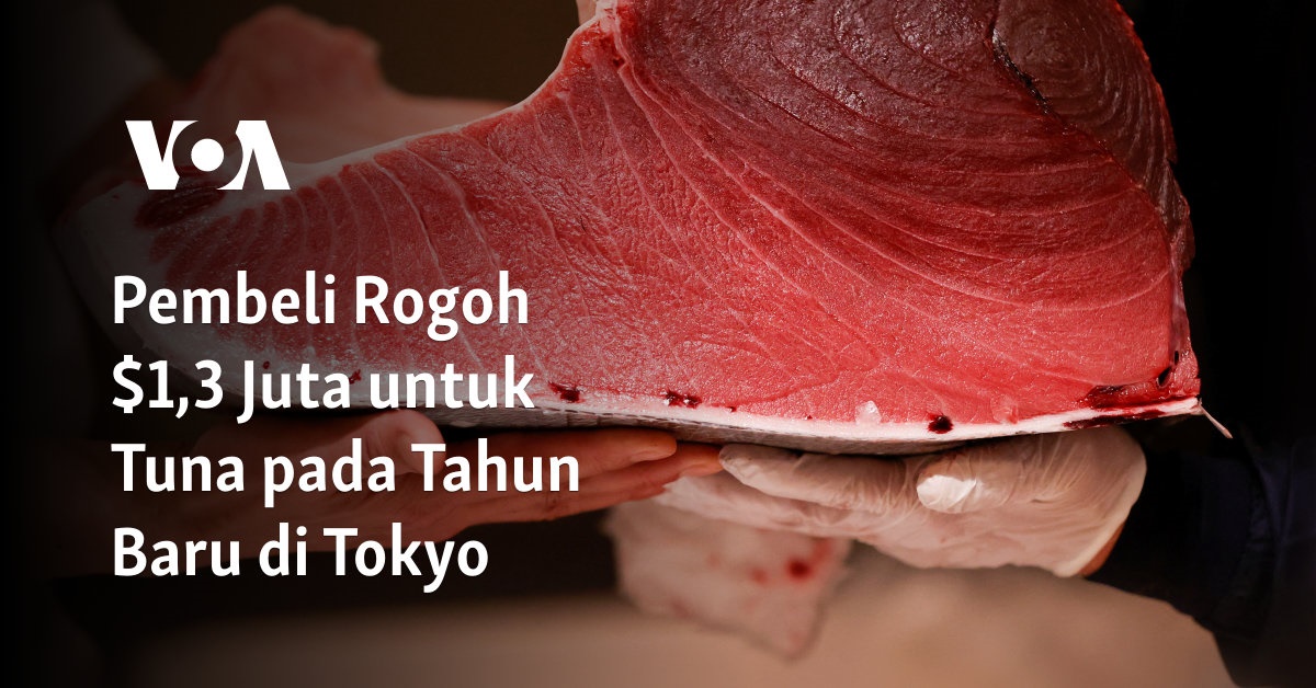 Pembeli Rogoh ,3 Juta untuk Tuna pada Tahun Baru di Tokyo