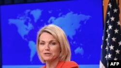 Heather Nauert, porte-parole de la diplomatie américaine, 29 mai 2018