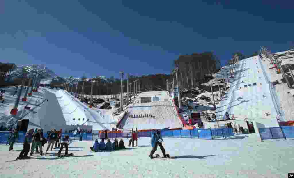 The Rosa Khutor ski resort, of Sochi.