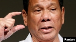 Tổng thống Philippines Rodrigo Duterte.