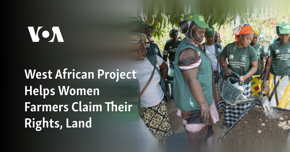 West African Project Helps Women Farmers Claim Their Rights, Land