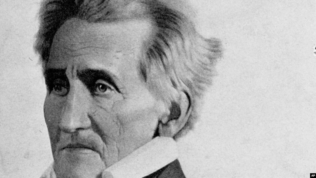 President Andrew Jackson, the 7th president on the U.S. is shown in an undated portrait.