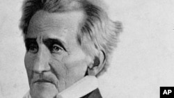 President Andrew Jackson, the 7th president on the U.S. is shown in an undated portrait.