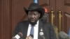 Soudan du Sud: le président Kiir promet d'éviter un retour à la guerre