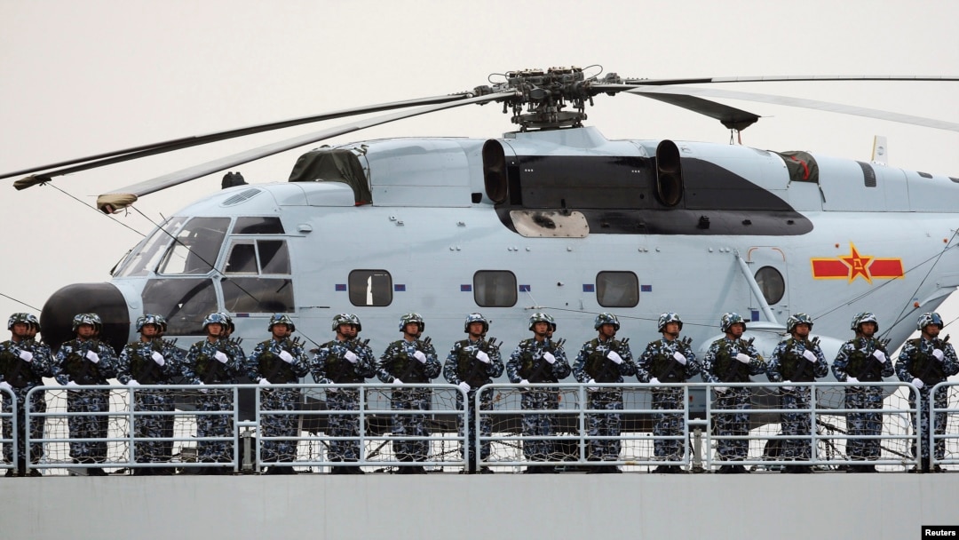 中国海军2009年4月23日在山东青岛举行国际阅舰式，庆祝中国海军建军60周年。（资料照片）