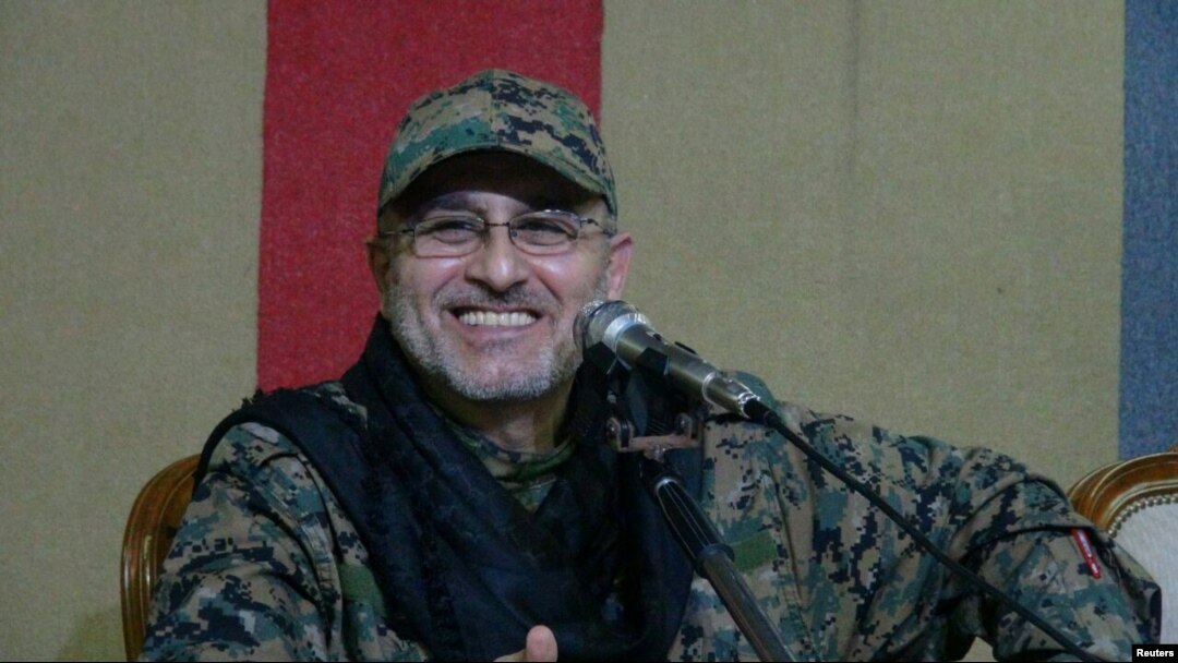 Top Hezbollah commander Mustafa Badreddine is seen in this handout picture released by Hezbollah Media office on May 13, 2016.