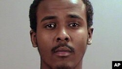 Undated file photo provided the Sherburne County, Minn., Sheriff’s Office shows Abdirahman Yasin Daud, one of several Minnesota men accused of conspiring to travel to Syria to join the Islamic State group. 