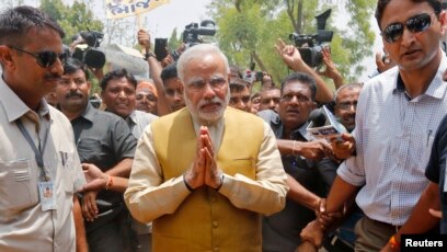 Narendra Modi's party set for landslide election win in India's Gujarat  state