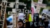 Demonstran Tuntut Pemerintah Meksiko Temukan Mahasiswa Hilang
