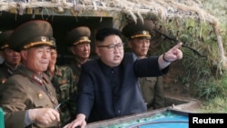 Lãnh tụ Triều Tiên Kim Jong Un.