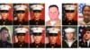 Galeria com fotos de 12 dos 13 militares mortos no Afeganistão, cedida pelo exército americano