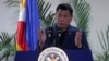 菲律宾总统承认无法迫使中国遵守南中国海仲裁