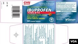 Ibuprofen ağrını və qızdırmanı azaltmaq üçün ABŞ-da geniş istifadə olunur.