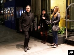 Michael Cohen, U.S. President Donald Trump's personal attorney, walks to his hotel, April 10, 2018, in New York.