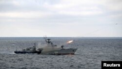 Российский корвет "Муромец" на учениях в Черном море. 9 января 2020.