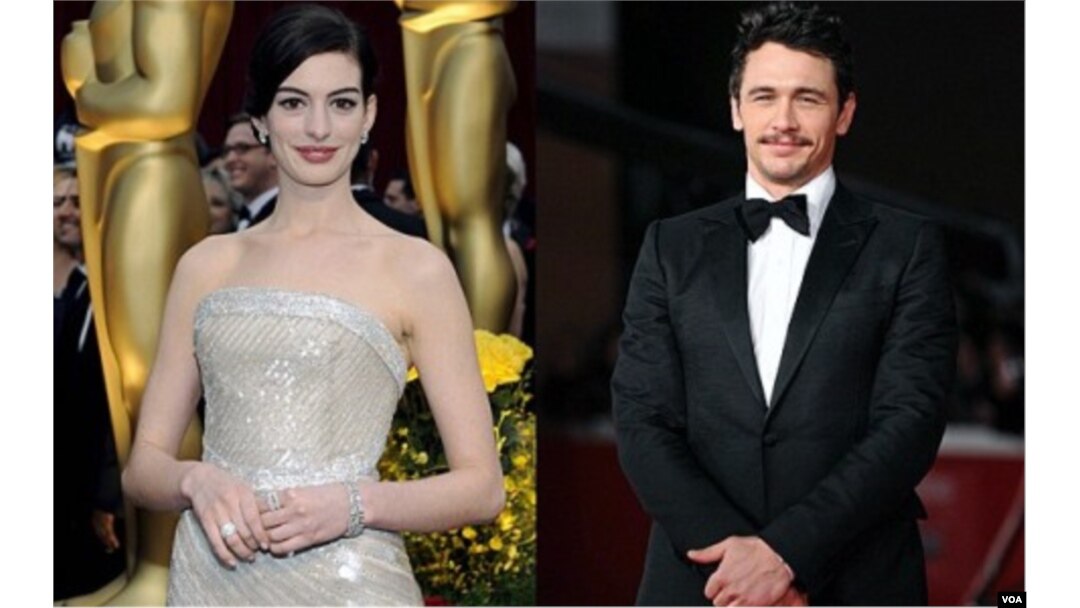 Aktris Anne Hathaway dan aktor James Franco akan membawakan ajang penghargaan Academy Awards 2011 yang akan berlangsung 27 Februari di Kodak Theatre, Hollywood.