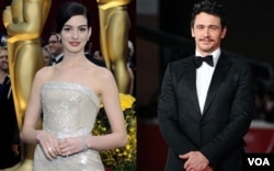 Aktris Anne Hathaway dan aktor James Franco akan membawakan ajang penghargaan Academy Awards 2011 yang akan berlangsung 27 Februari di Kodak Theatre, Hollywood.