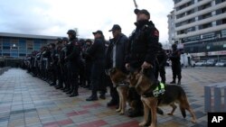Polisi Albania menerapkan penjagaan keamanan ketat setelah adanya ancaman serangan teror (foto: ilustrasi). 