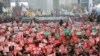 معترضان در سئول خواستار کناره گیری رئیس جمهوری کره جنوبی شدند