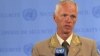 Maj. Gen. Robert Mood, head of the U.N. observer mission in Syria, speaks to reporters at U.N. headquarters in New York, June 19, 2012 