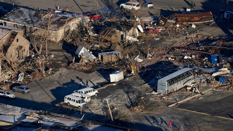 Deadly Tornado Causes Widespread Destruction in  Kentucky Town