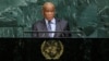 Lesotho's Prime Minister Thomas Thabane addresses the 72nd United Nations General Assembly at U.N. headquarters in New York, Sept. 22, 2017.