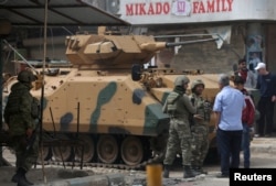 Afrin'de Türk askerleri
