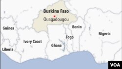 Peta wilayah Burkina Faso