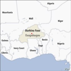 بورکینا فاسو۔ نقشہ