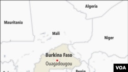 Ramani ya Burkina Faso na nchi jirani