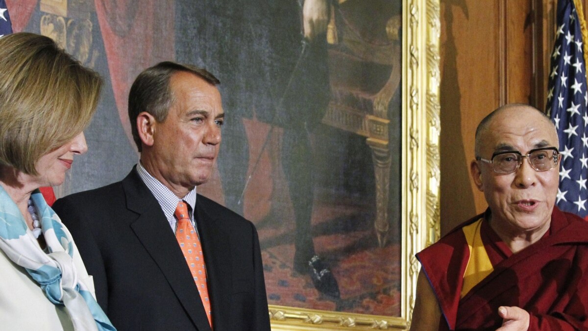 Congressional Leaders Meet Dalai Lama in US Capitol