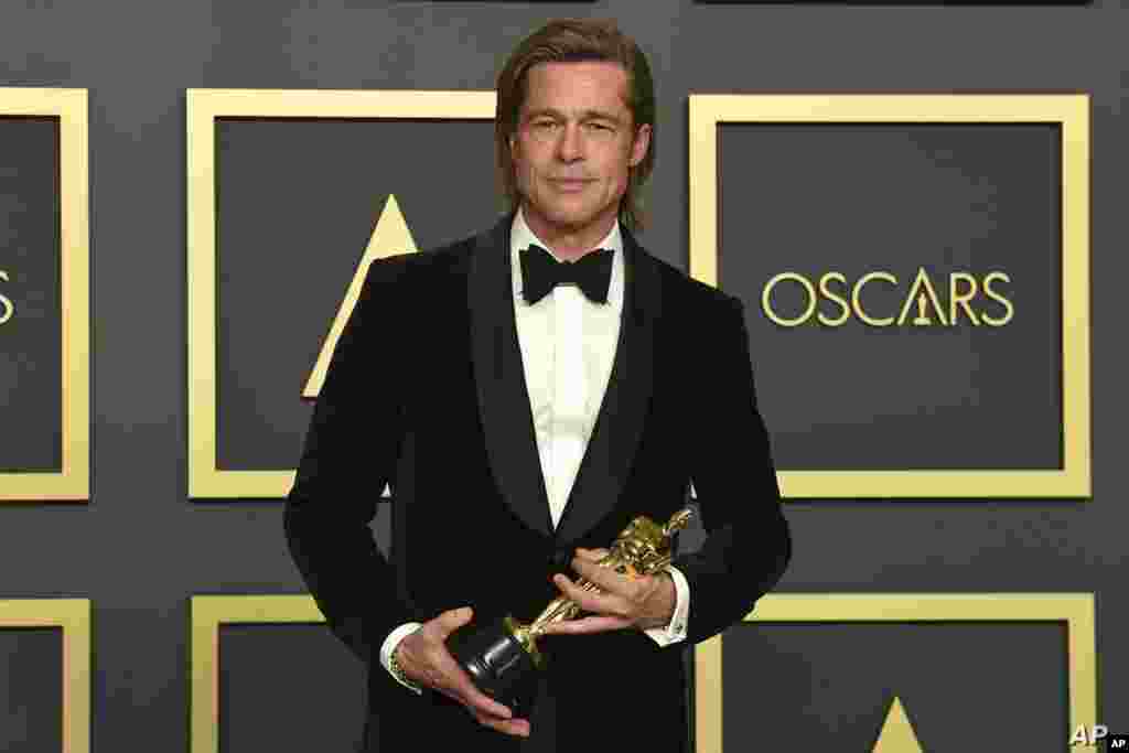 Brad Pitt, di X&#251;la 92an ya Xelata Oskar 2020