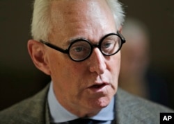 Roger Stone in New York last week.