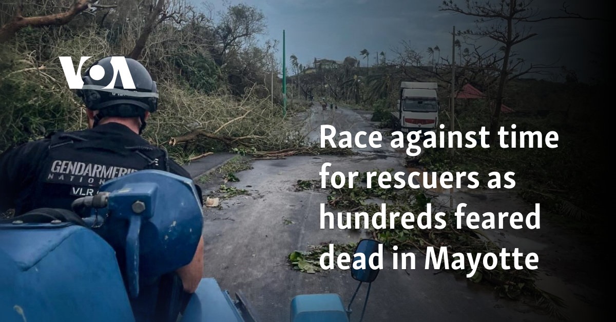 Race against time for rescuers as hundreds feared dead in Mayotte