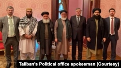 Delegasi Taliban di Moskow, Rusia, 27 Januari 2021. 