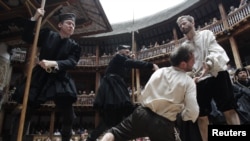 Shakespeare's plays are performed at the Globe Theater in London.