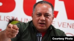 Diosdado Cabello, el primer vicepresidente del Partido Socialista Unido de Venezuela, PSUV, otras tres personas y tres empresas en Florida son el nuevo objetivo de sanciones del gobierno de EE.UU.